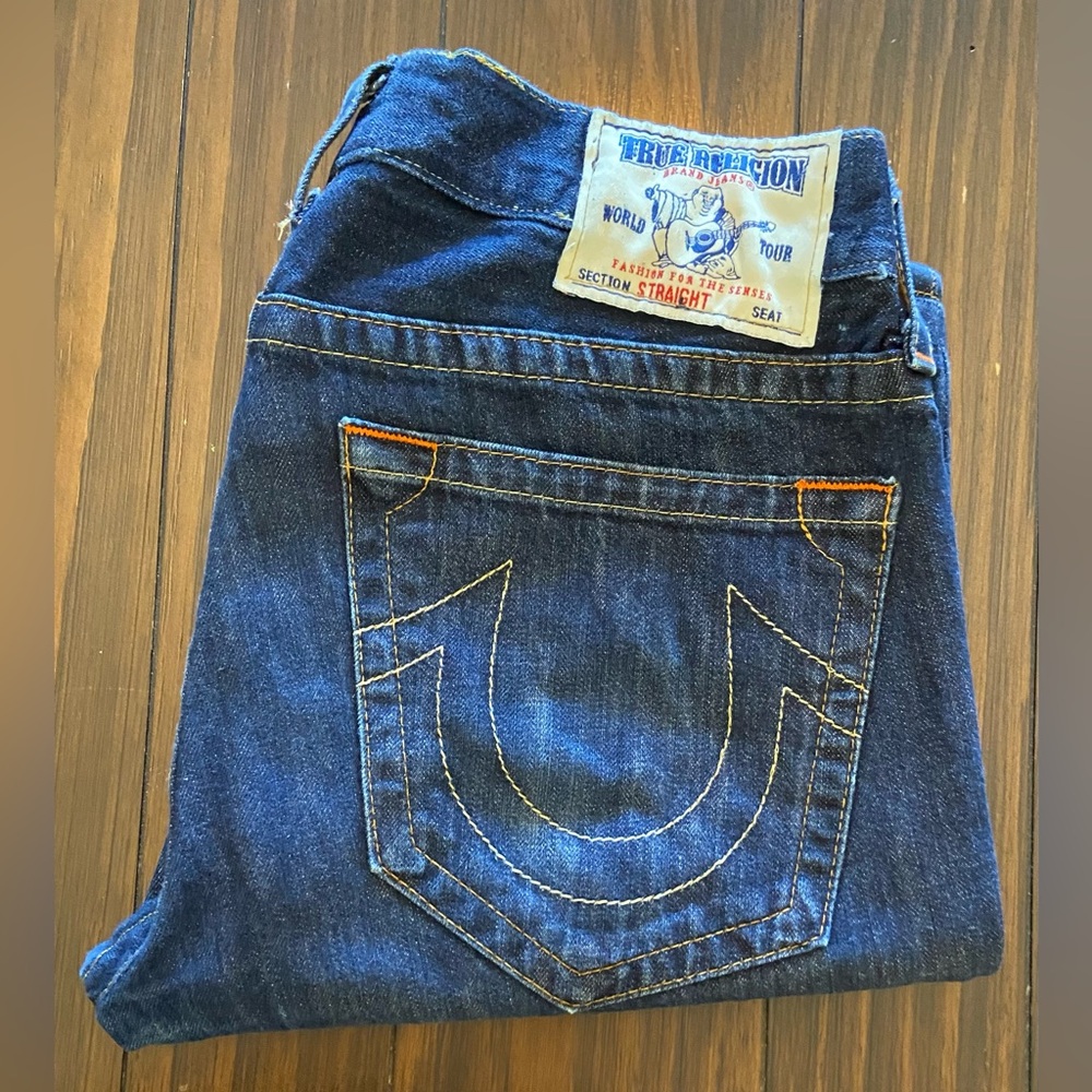 🔵 MENS TRUE RELIGION - SIZE 36 x 31 - EXCELLENT CONDITION 🔵